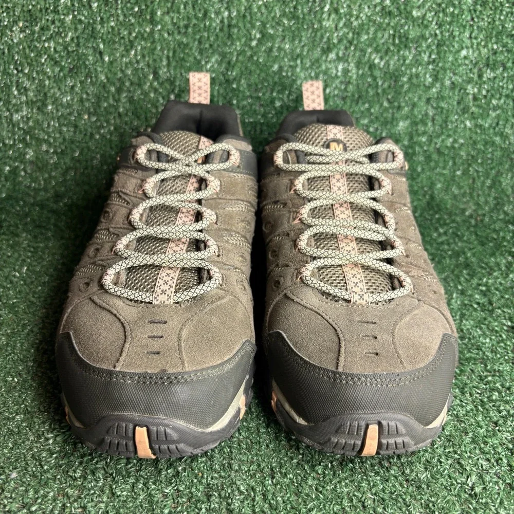 Merrell Waterproof Suede Mesh Air Cushion Gorpcore‎ Hiking Shoes Brown Womens 11